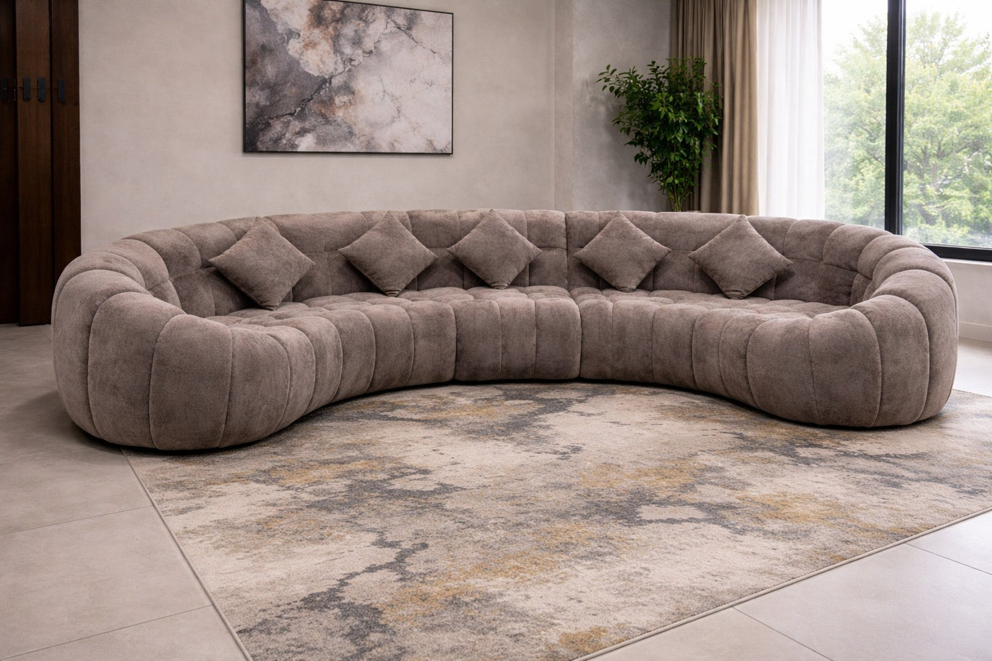 Curved Sectional