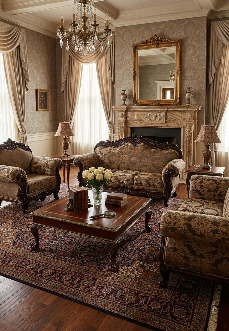 Vintage look Lounge suite