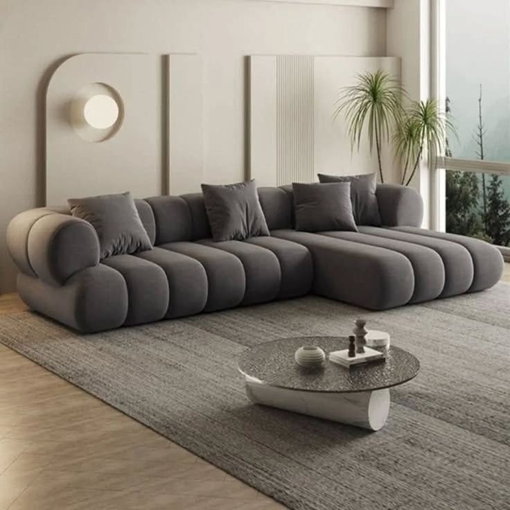 Sectional L shaped couch